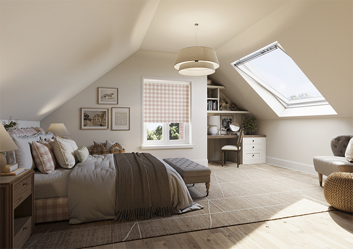 Gingham, Rosies Pink - Twist&Fit Roller Blind - Image 7